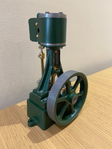 Richard Down made this beautiful model engine